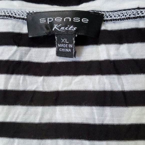 🫱🏿‍🫲🏾 Women stripe spense knit maternity shirt size xl - Picture 6 of 8